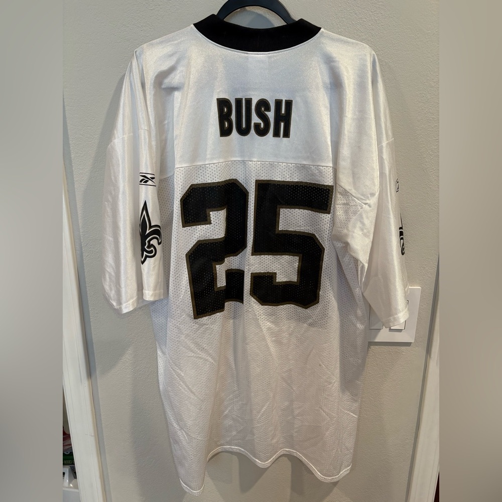 Reebok New Orleans Saints Reggie Bush #25 Mesh Jersey Men’s Size XL EUC - Picture 10 of 13